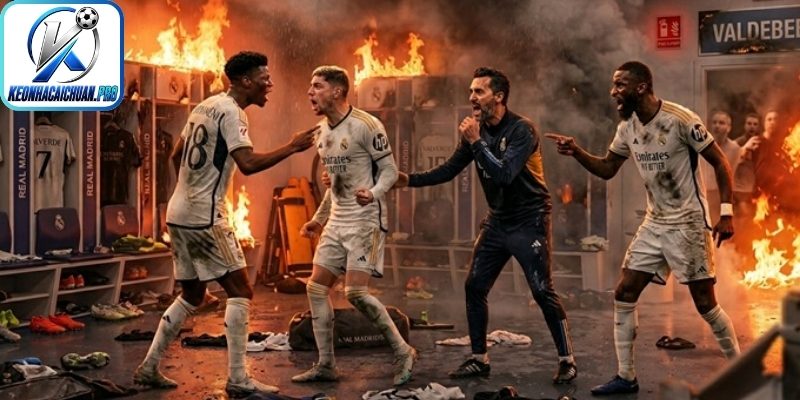 Phòng thay đồ Real Madrid căng như dây đàn